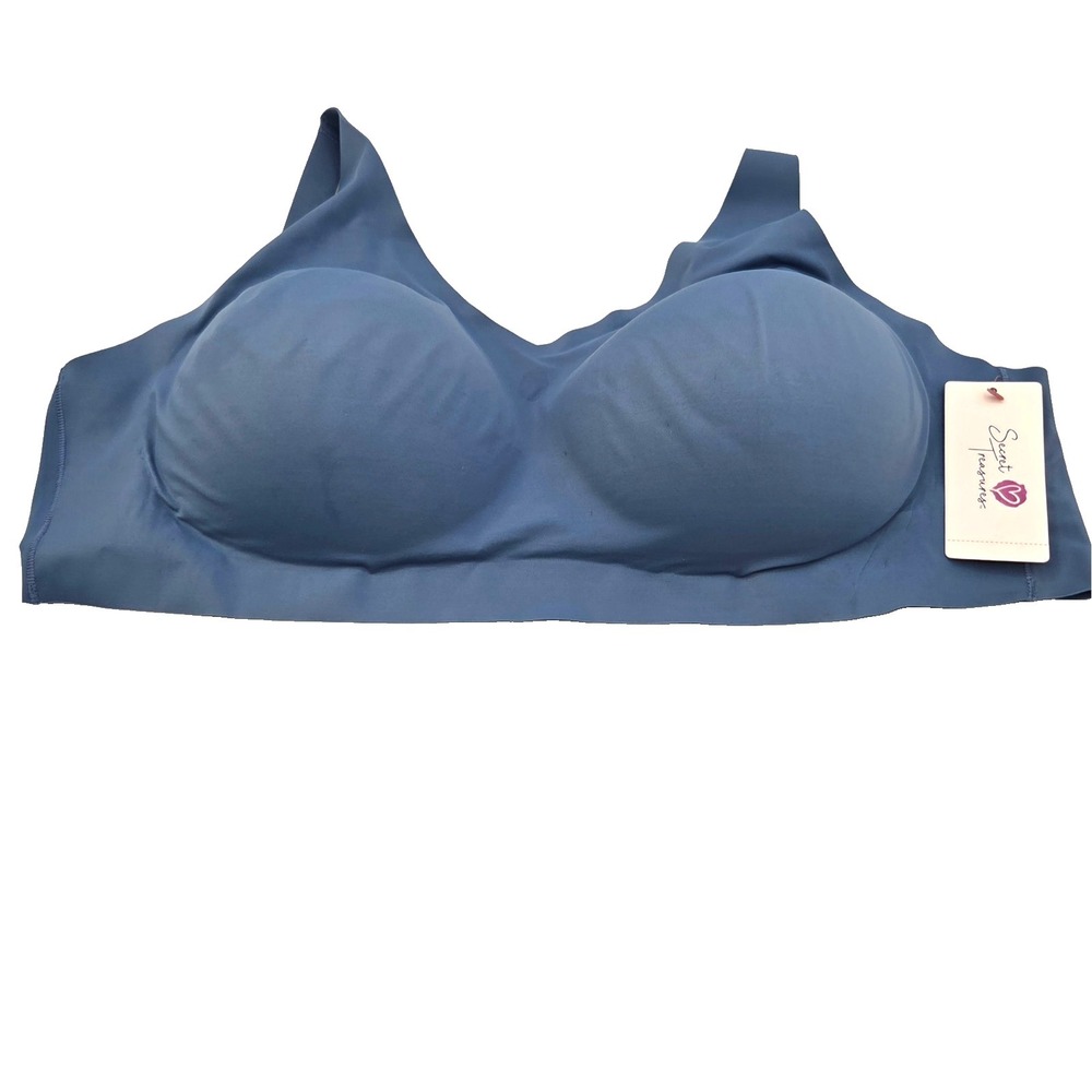 Secret Treasures Bonded Lounge Bra Women XXL 2XG Wireless Seamless Super Soft